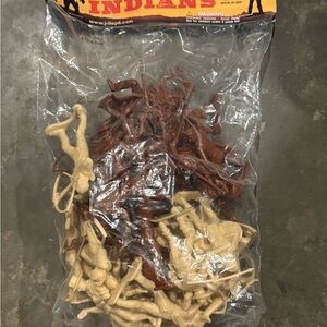 Plastic soldiers-cowboys and Indians